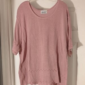 Anthony Richards Soft Pink Short Sleeve Top